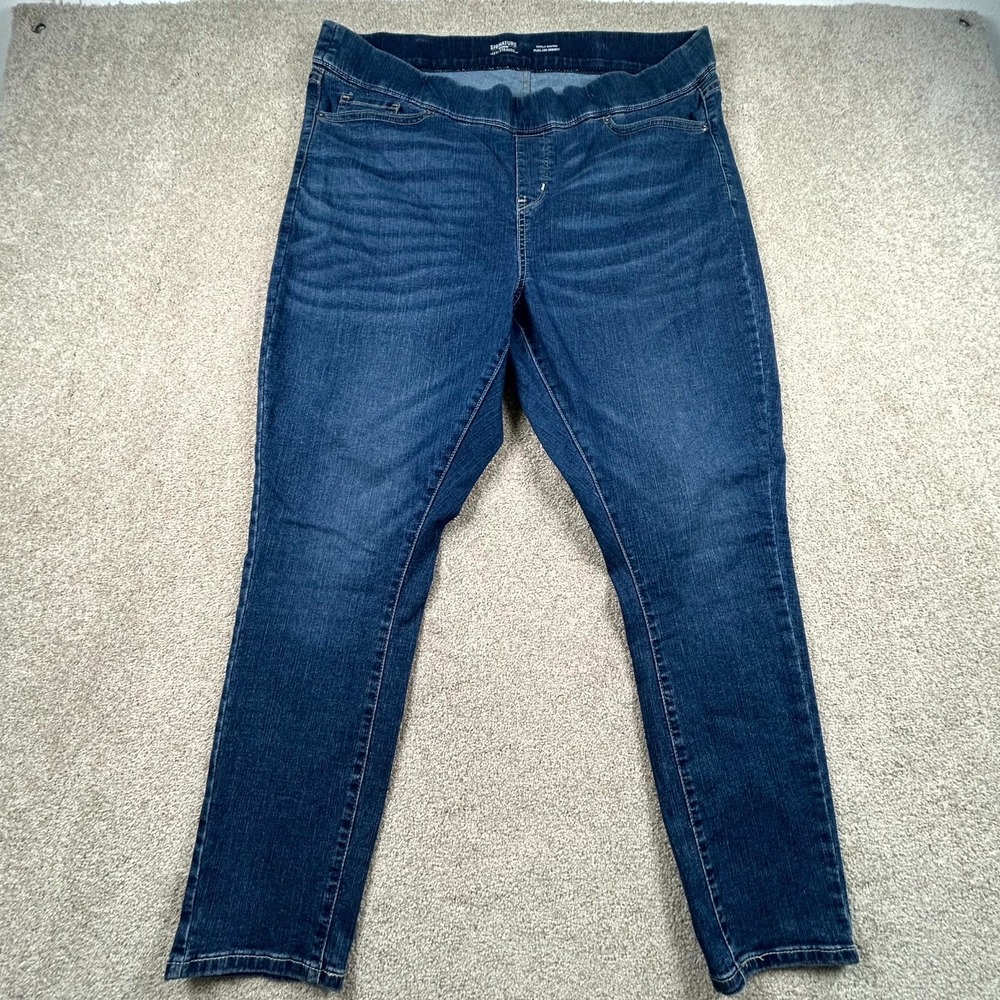 Signature by Levi's‎ Skinny Jeans Womens 18S Blue Denim Cotton Stretch Pull On